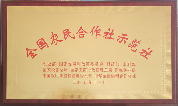 全國農(nóng)民合作社示范社
