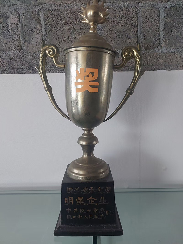1992年被授予：多種經營明星企業(yè)